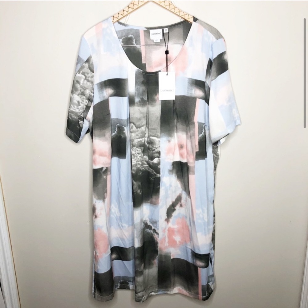 Junarose Claudine Patterned Shift Dress